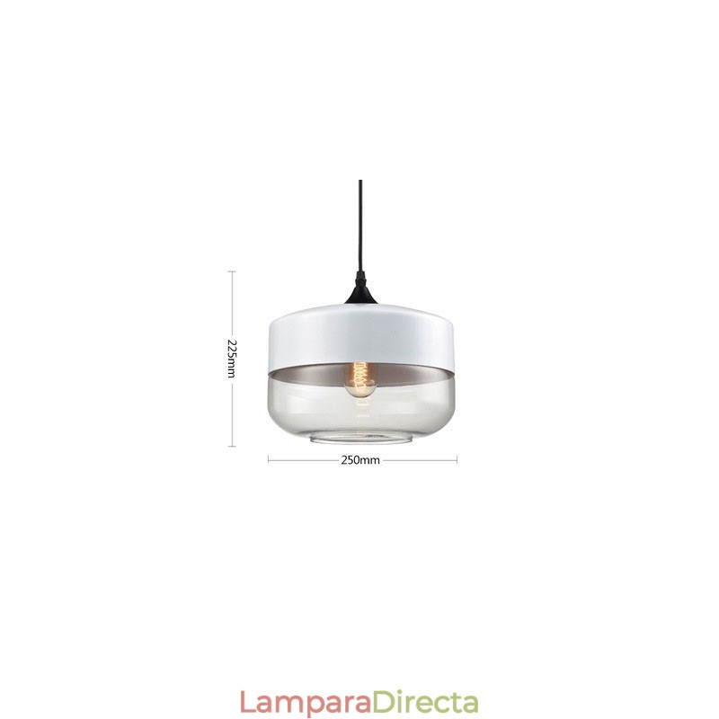 Lámpara de araña de cristal y hierro forjado de la tienda Nordic Creative Stair Shop