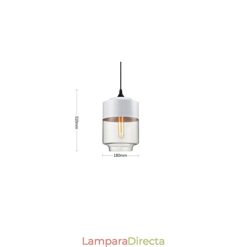 Lámpara de araña de cristal y hierro forjado de la tienda Nordic Creative Stair Shop