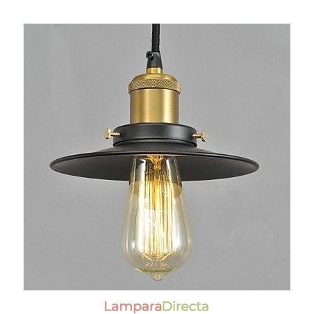 Lámpara colgante de metal con pintura estilo campestre en miniatura Lámpara colgante de metal con pintura estilo campestre en miniatura