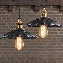 Lámpara colgante de metal estilo europeo clásico retro