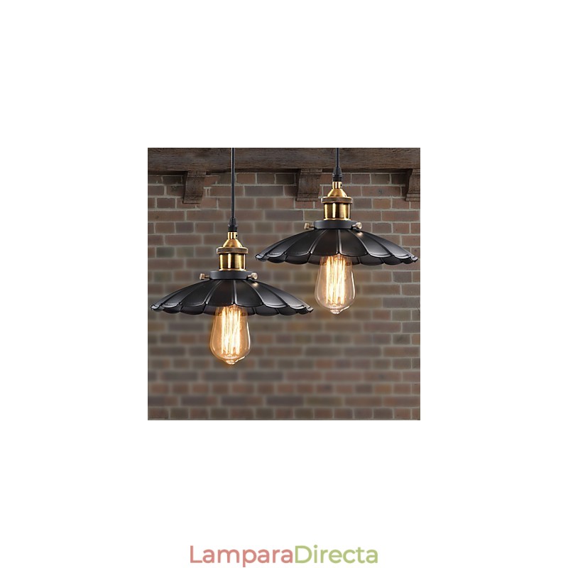 Lámpara colgante de metal estilo europeo clásico retro