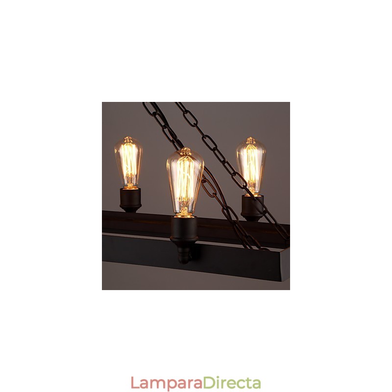 Lámpara de araña moderna retro estilo loft, lámpara de araña estilo americano estilo industrial creativo para cafeterías.
