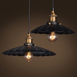 Lámpara colgante de metal estilo europeo clásico retro