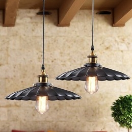 Lámpara colgante de metal estilo europeo clásico retro