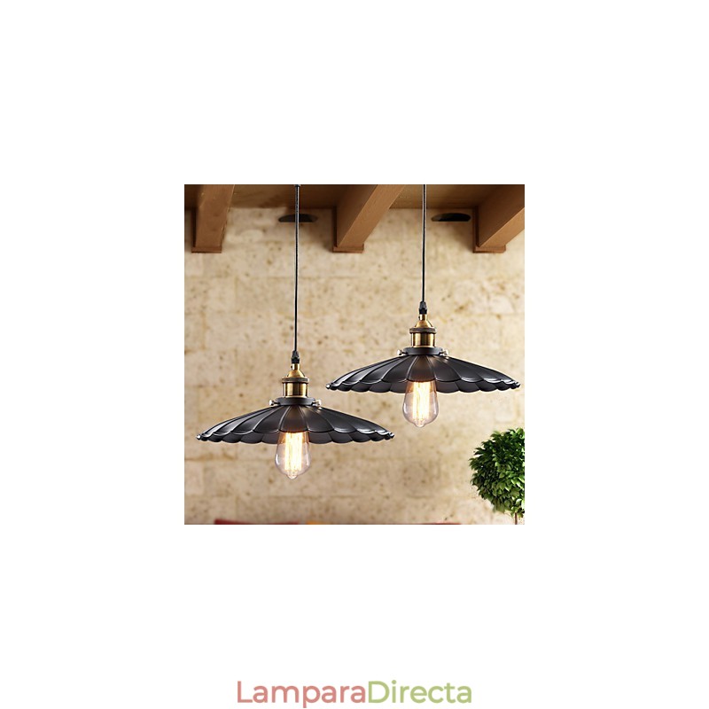 Lámpara colgante de metal estilo europeo clásico retro