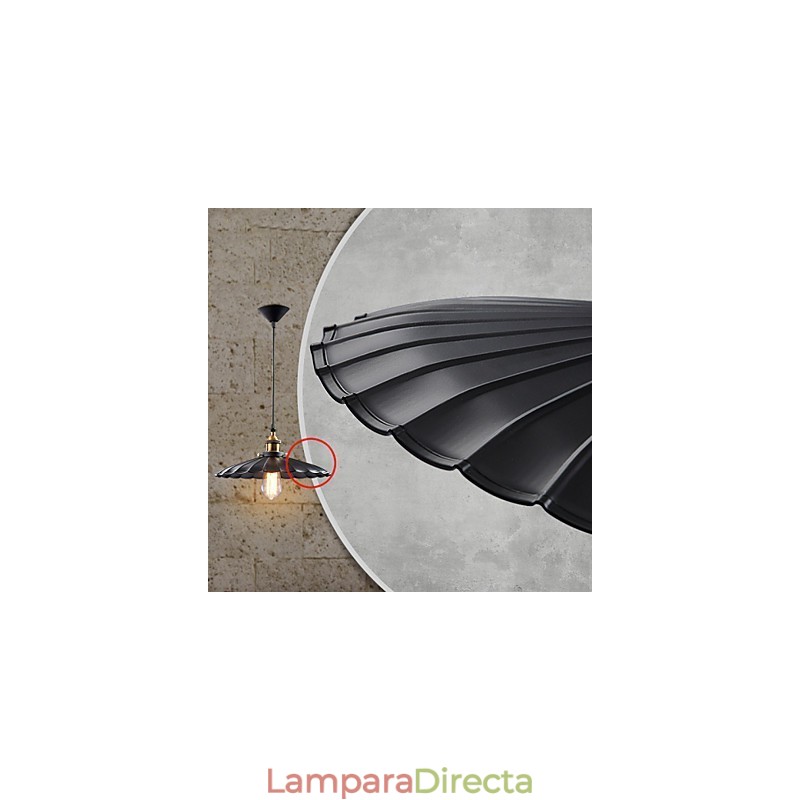 Lámpara colgante de metal estilo europeo clásico retro