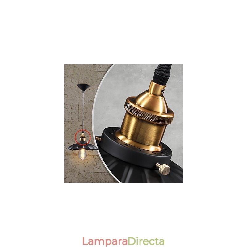 Lámpara colgante de metal estilo europeo clásico retro
