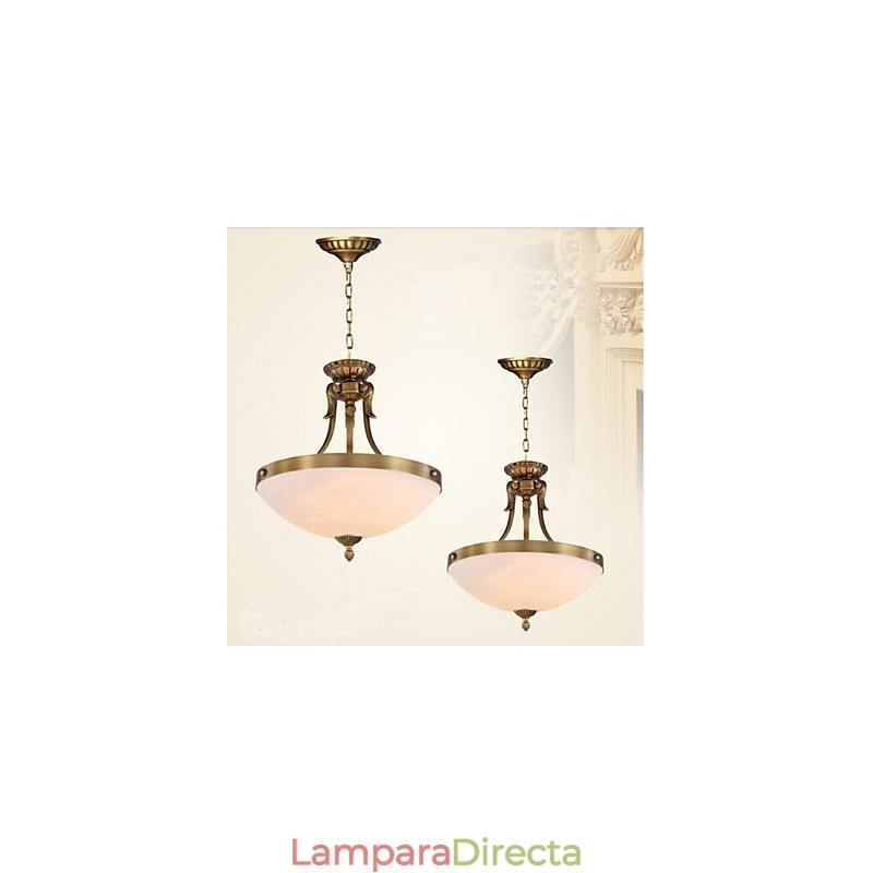 Lámpara de cobre Jane Marble Lighting Art