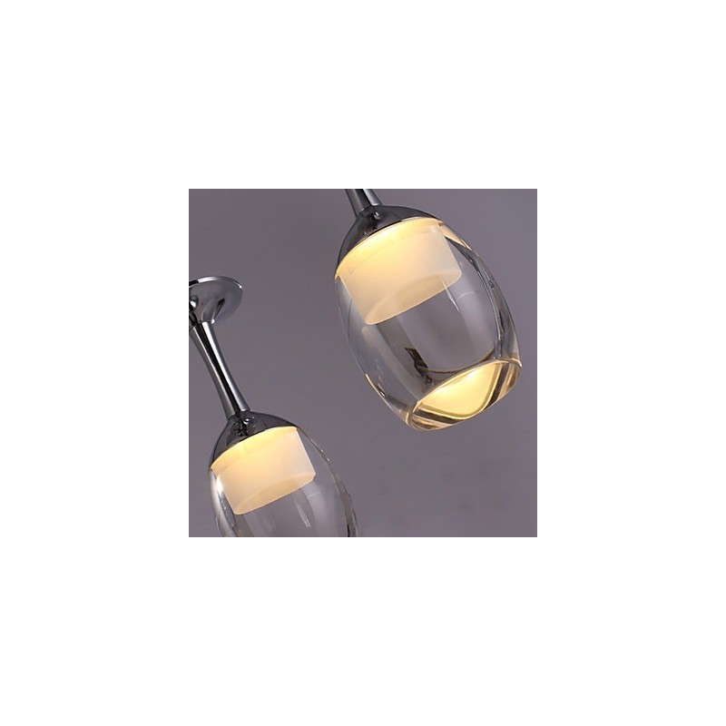 Lámparas colgantes de 1 luz, estilo mini, modernas y contemporáneas, de metal.