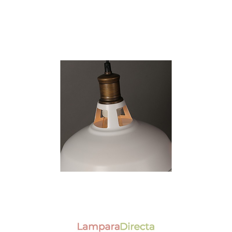 Lámpara colgante de hierro forjado de un solo cabezal con diseño original de estilo country americano