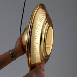 Lámpara colgante de metal galvanizado estilo campestre para garaje