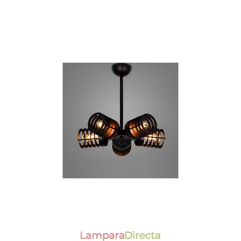 Lámparas de techo de metal clásicas retro, lámparas colgantes sencillas, lámpara colgante de cafetería