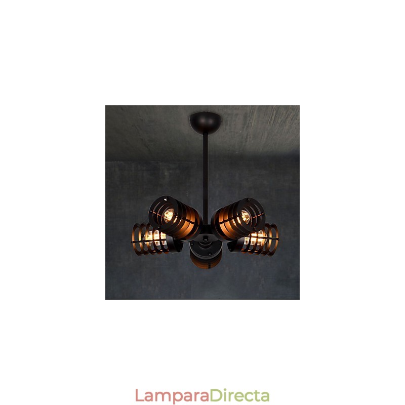 Lámparas de techo de metal clásicas retro, lámparas colgantes sencillas, lámpara colgante de cafetería