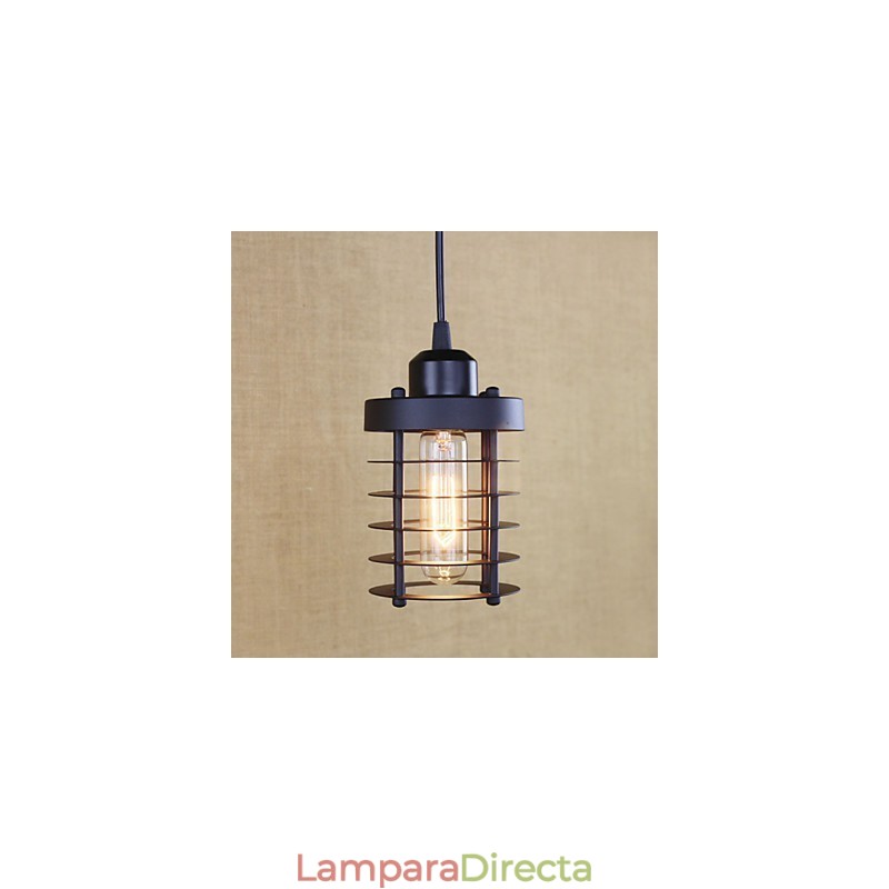 Lámpara de araña de hierro forjado estilo rural retro