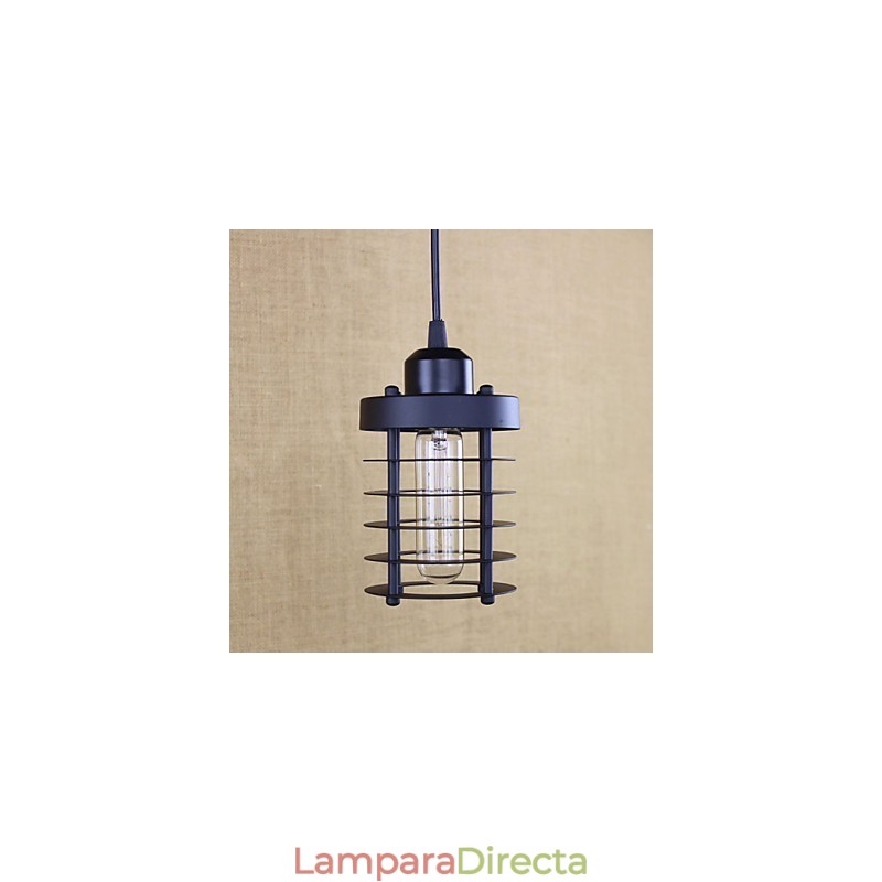 Lámpara de araña de hierro forjado estilo rural retro