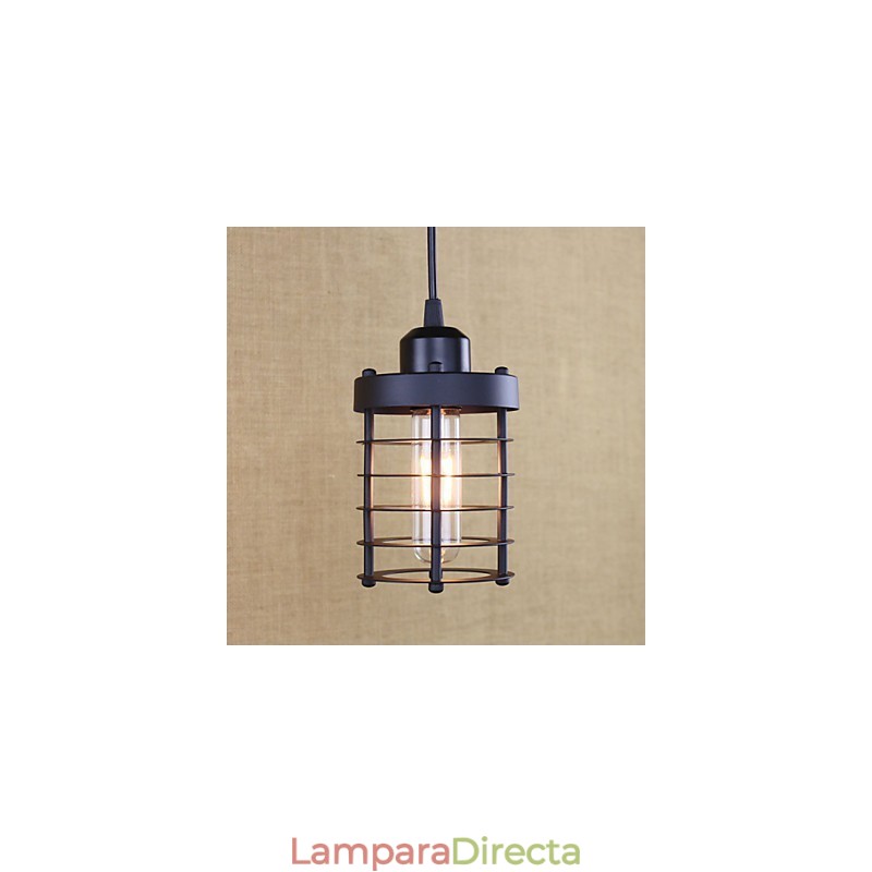 Lámpara de araña de hierro forjado estilo rural retro
