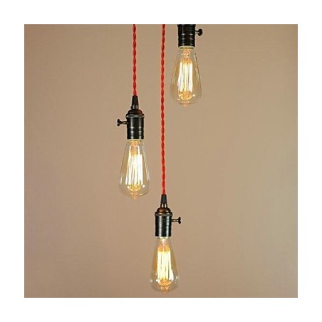 Lámpara empotrada de metal galvanizado estilo Country Mini Lámpara empotrada de metal galvanizado estilo Country Mini