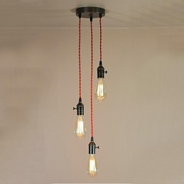 Lámpara empotrada de metal galvanizado estilo Country Mini