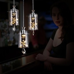 Lámpara colgante de cristal moderna y contemporánea de otros tipos de vidrio