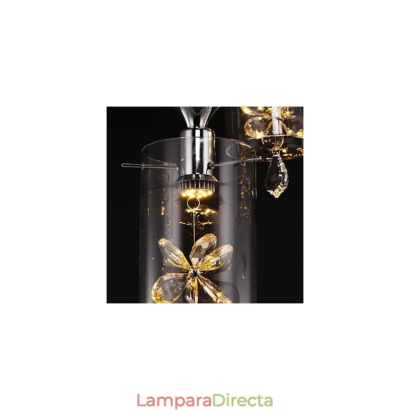 Lámpara colgante de cristal moderna y contemporánea de otros tipos de vidrio