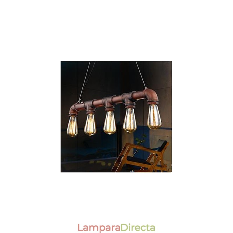 Lámpara colgante industrial estilo loft estilo country americano con conductos
