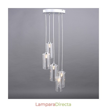 Lámpara moderna sencilla de vidrio con luz creativa Lámpara moderna sencilla de vidrio con luz creativa