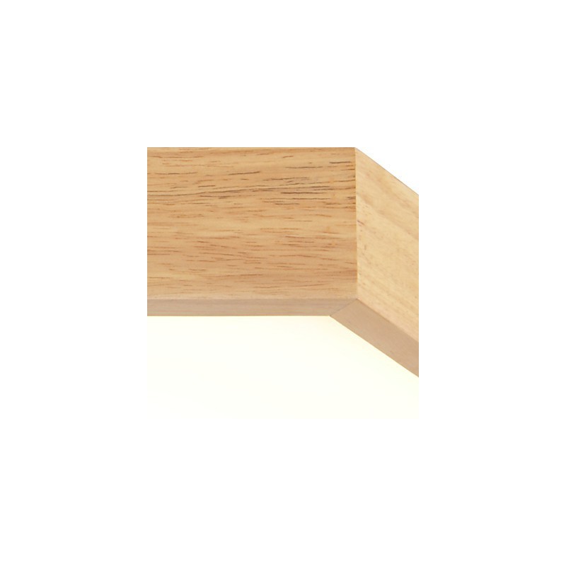 Lámpara colgante de bambú de madera, estilo campestre, contemporáneo y moderno.
