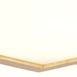 Lámpara colgante de bambú de madera, estilo campestre, contemporáneo y moderno.